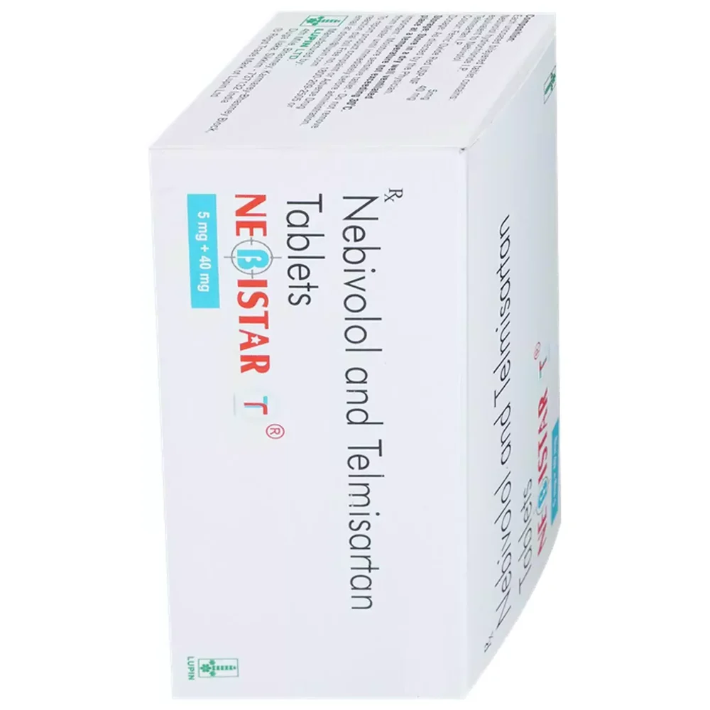 5 mg+ 40 mg NEBISTAR T Nebivolol and Telmisartan Tablets