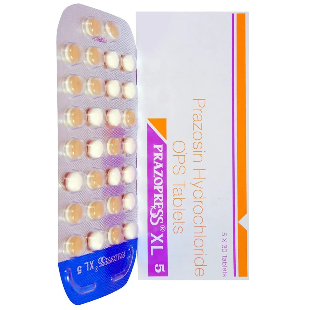 5 mg PRAZOPRESS XL 5 Prazosin Hydrochloride OPS Tablets