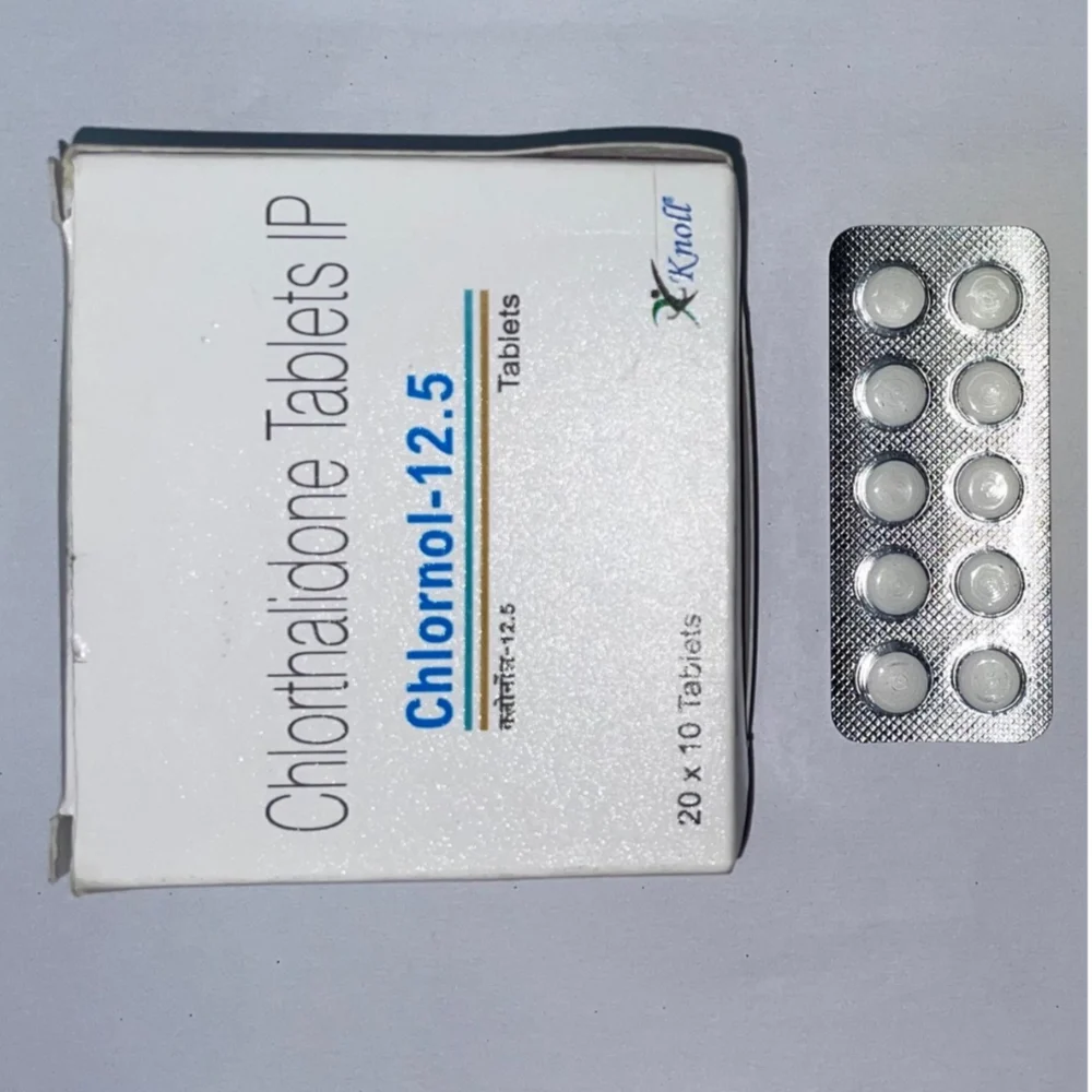 12.5 mg Chlornol-12.5 Chlorthalidone IP Tablets