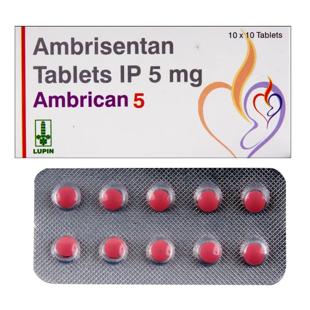 5 mg Ambrican 5 Ambrisentan IP Tablets