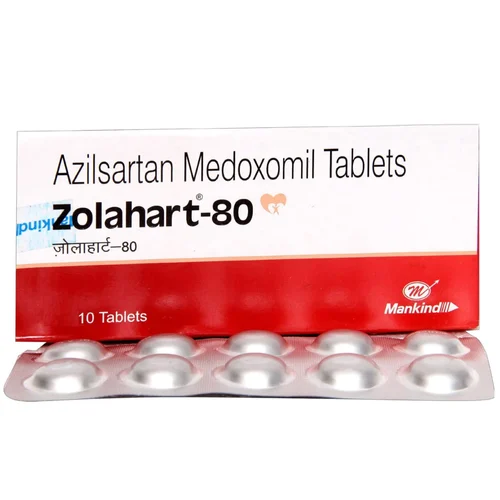 80 mg Zolahart-80 Azilsartan Medoxomil Tablets