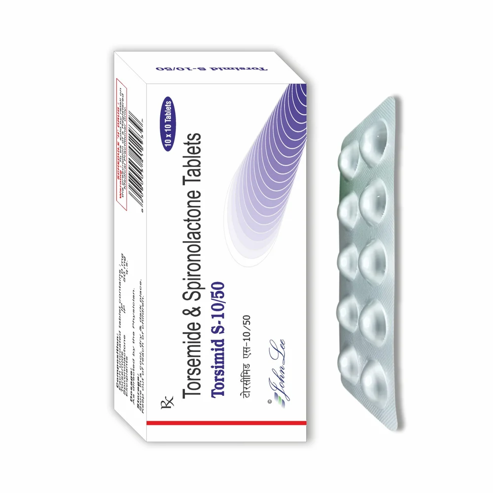 10 mg Torseheal plus 10mg Torsemide & Spironolactone Tablets