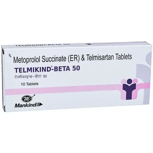 50 mg Teltan - MT 50 Telmisartan & Metoprolol Succinate Tablets