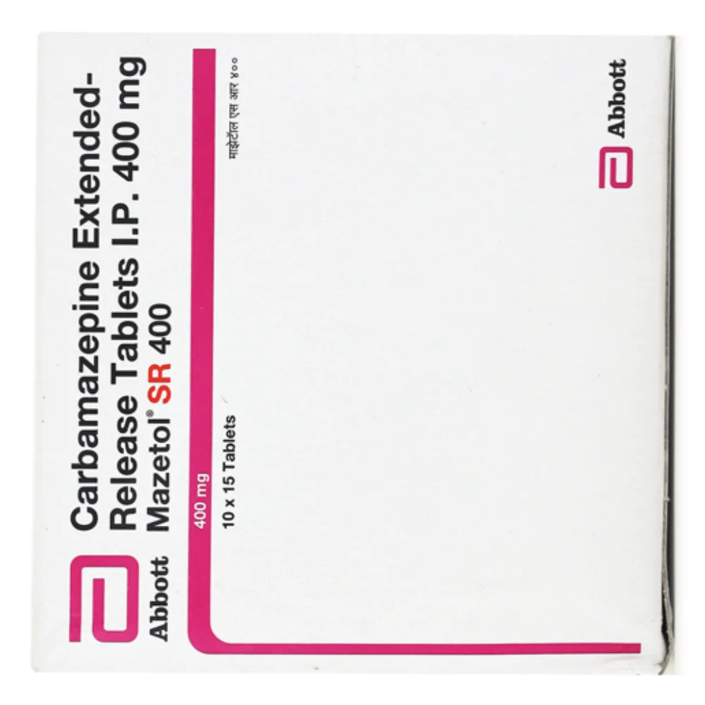400 mg Mazetol SR 400 Carbamazepine Extended-Release I.P. Tablets