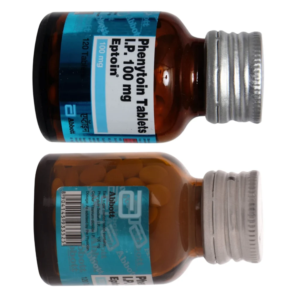 100 mg Eptoin Phenytoin I.P. Tablets