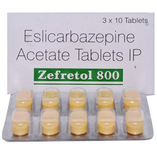 800 mg Zefretol 800 Eslicarbazepine Acetate IP Tablets
