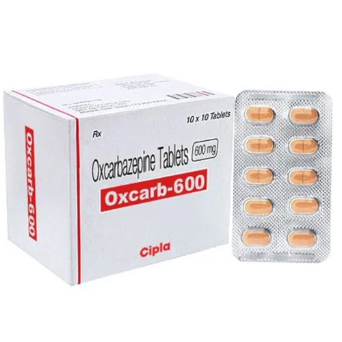600 mg Oxcarb-600 Oxcarbazepine Tablets