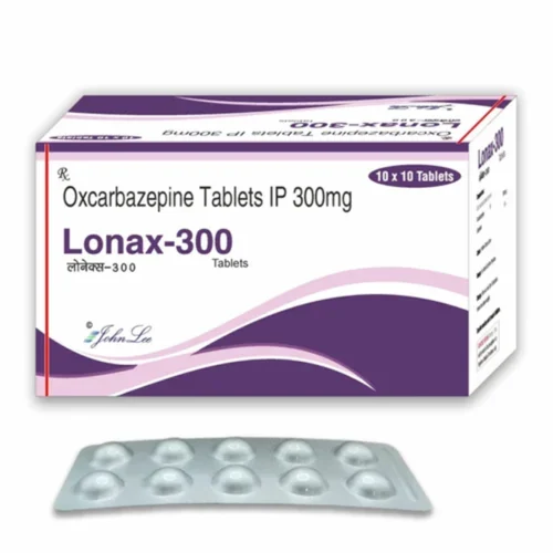300 mg Lonax-300 Oxcarbazepine IP Tablets