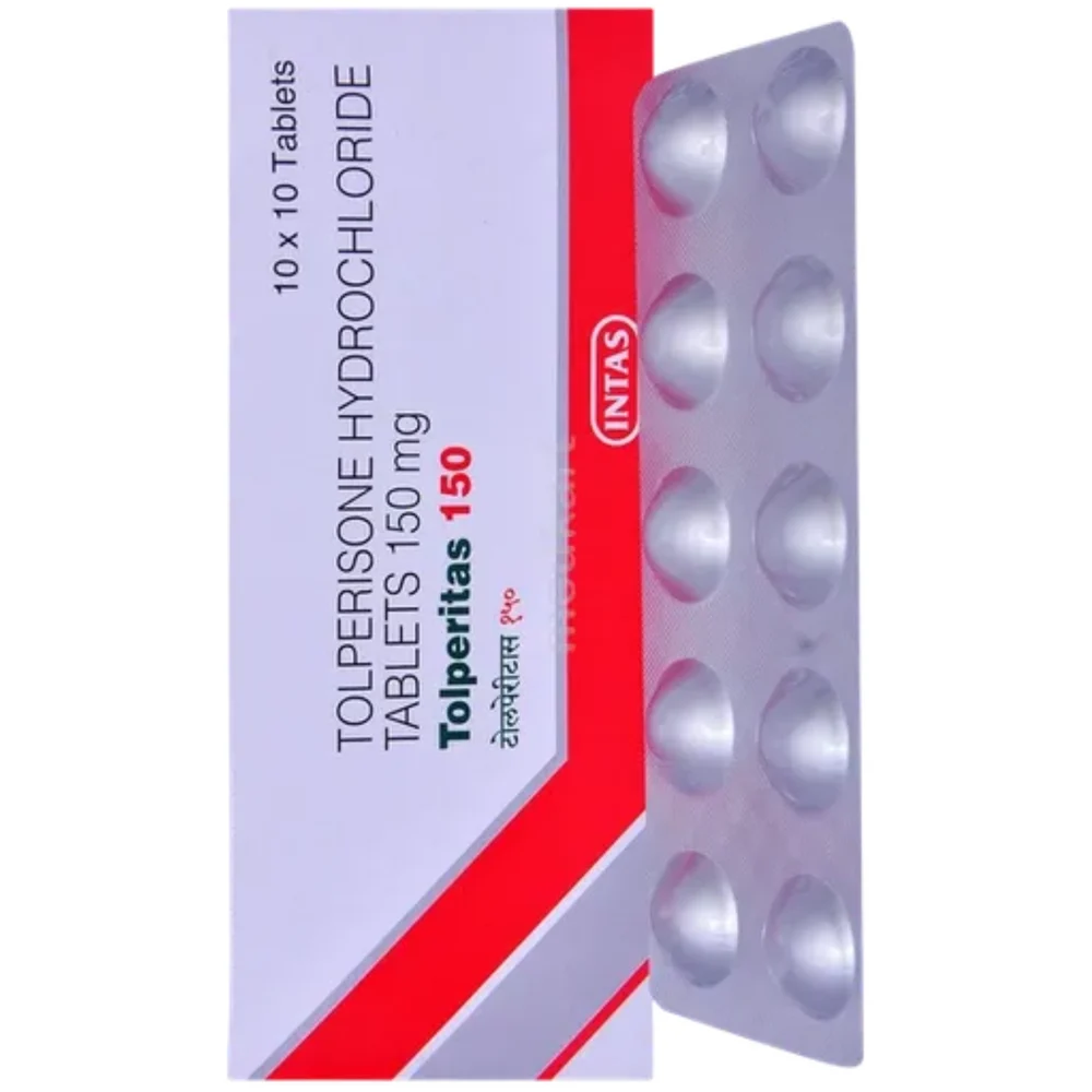 150 mg Tolperitas 150 TOLPERISONE HYDROCHLORIDE TABLETS
