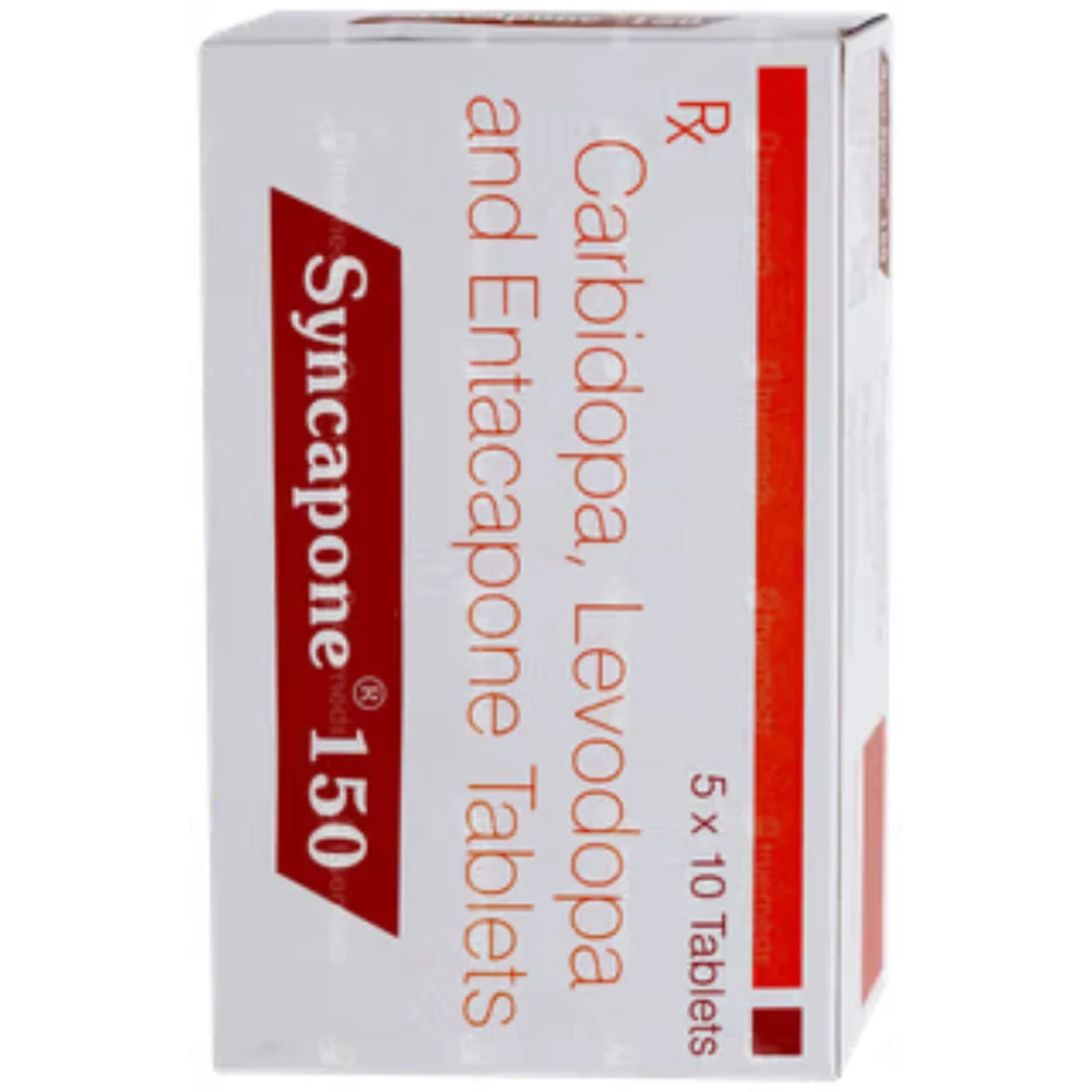 150 mg Syncapone 150 Carbidopa, Levodopa and Entacapone Tablets