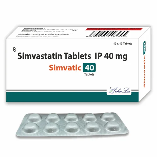 40 mg Simvatic 40 Simvastatin IP Tablets - Available in India