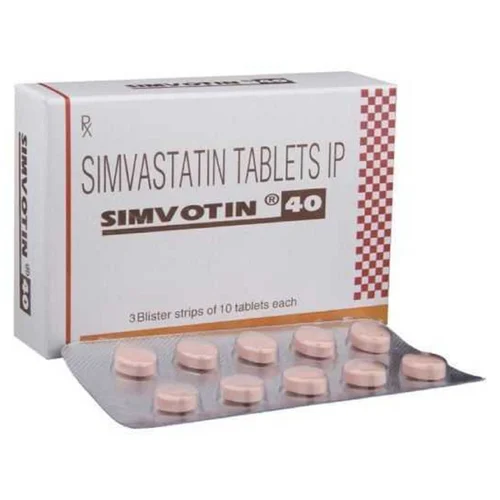 40 mg SIMVOTIN 40 SIMVASTATIN IP TABLETS - Available in India