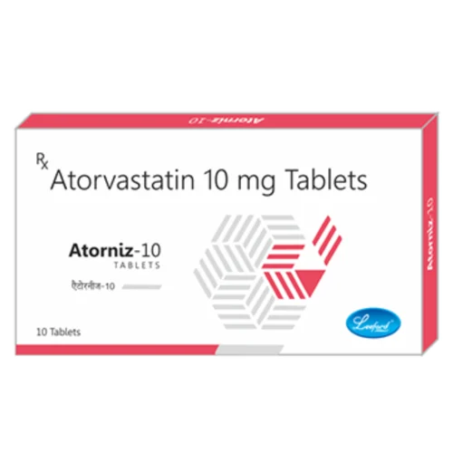 10 mg Atorniz-10 Atorvastatin Tablets - Available in India