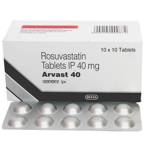 40 mg Arvast 40 Rosuvastatin IP Tablets - Available in India