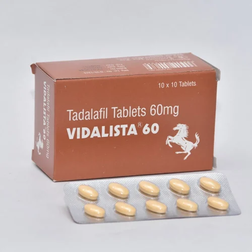 60 mg VIDALISTA 60 Tadalafil Tablets - Available in India