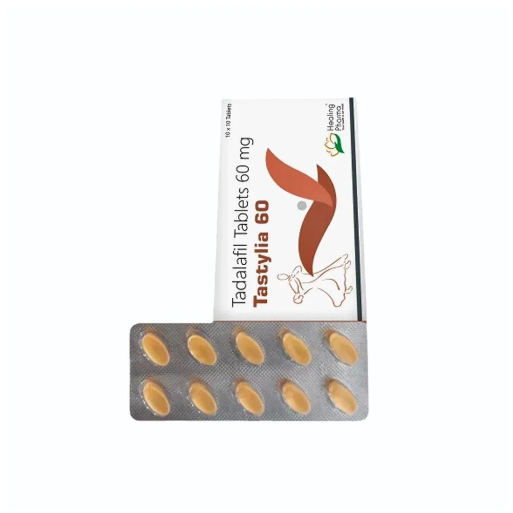 60 mg Tastylia 60 Tadalafil Tablets - Available in India