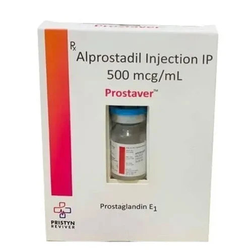 500 Mcg Prostaver Alprostadil IP Injection - Available in India
