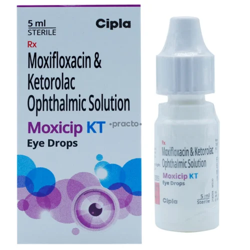 Moxicip KT Moxifloxacin & Ketorolac Ophthalmic Solution