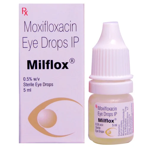 0.5% w/v Milflox Moxifloxacin IP Eye Drops
