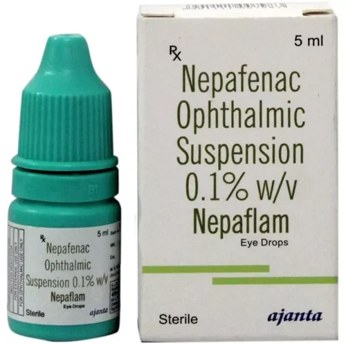 0.1% w/v Nepaflam Nepafenac Ophthalmic Suspension