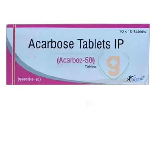 50 mg Acarboz-50 Acarbose IP Tablets