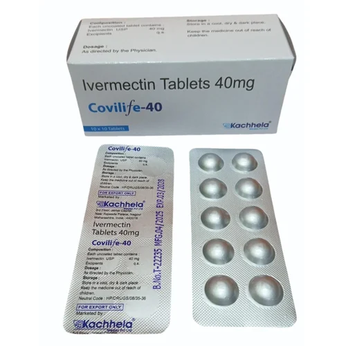 40 mg Covilife-40 Ivermectin Tablets