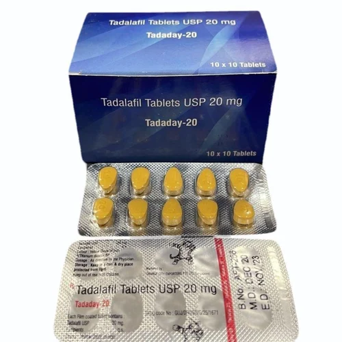 20 mg Tadaday-20 Tadalafil USP Tablets