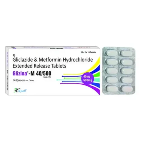 Glizina-M 40/500 Gliclazide & Metformin Hydrochloride Extended Release Tablets - Available in India