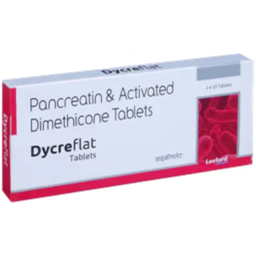 Dycreflat Pancreatin & Activated Dimethicone Tablets