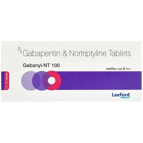 100 mg Gabanyl-NT 100 Gabapentin & Nortriptyline Tablets