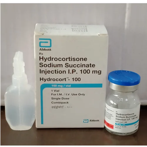 100 mg Hydrocort - 100 Hydrocortisone Sodium Succinate I.P. Injection - Available in India