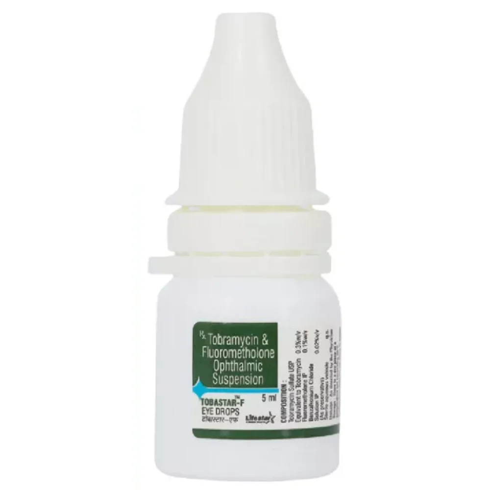 TOBASTAR-F Tobramycin & Fluorometholone Ophthalmic Suspension