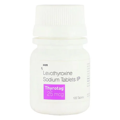 25 mcg Thyrotag Levothyroxine Sodium IP Tablets - Available in India
