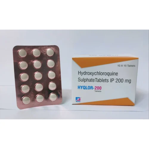 200 mg HYQLOR-200 Hydroxychloroquine Sulphate IP Tablets - Available in India