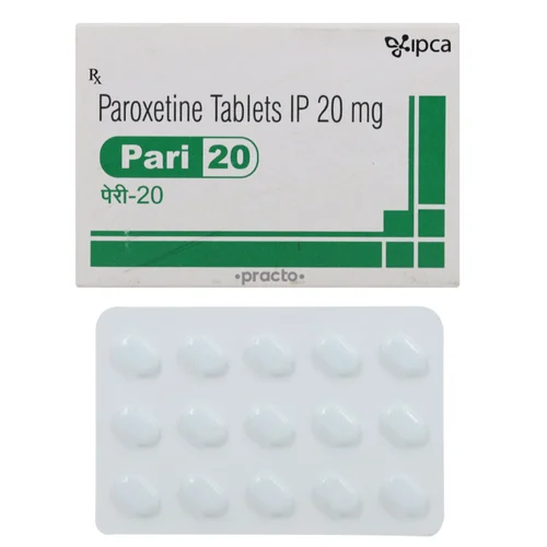 20 mg Pari 20 Paroxetine IP Tablets - Available in India