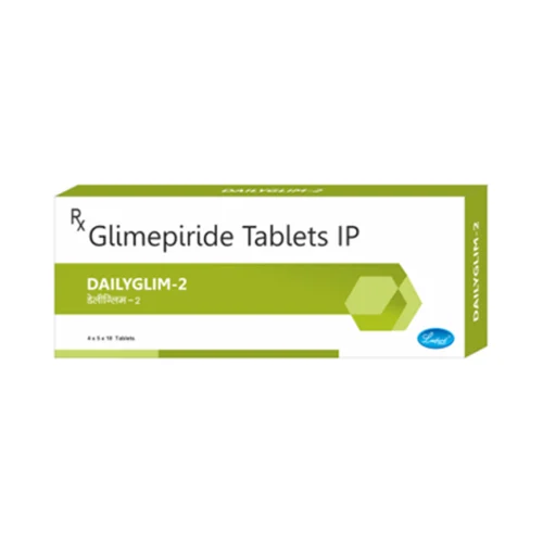 2 mg DAILYGLIM-2 Glimepiride IP Tablets - Available in India