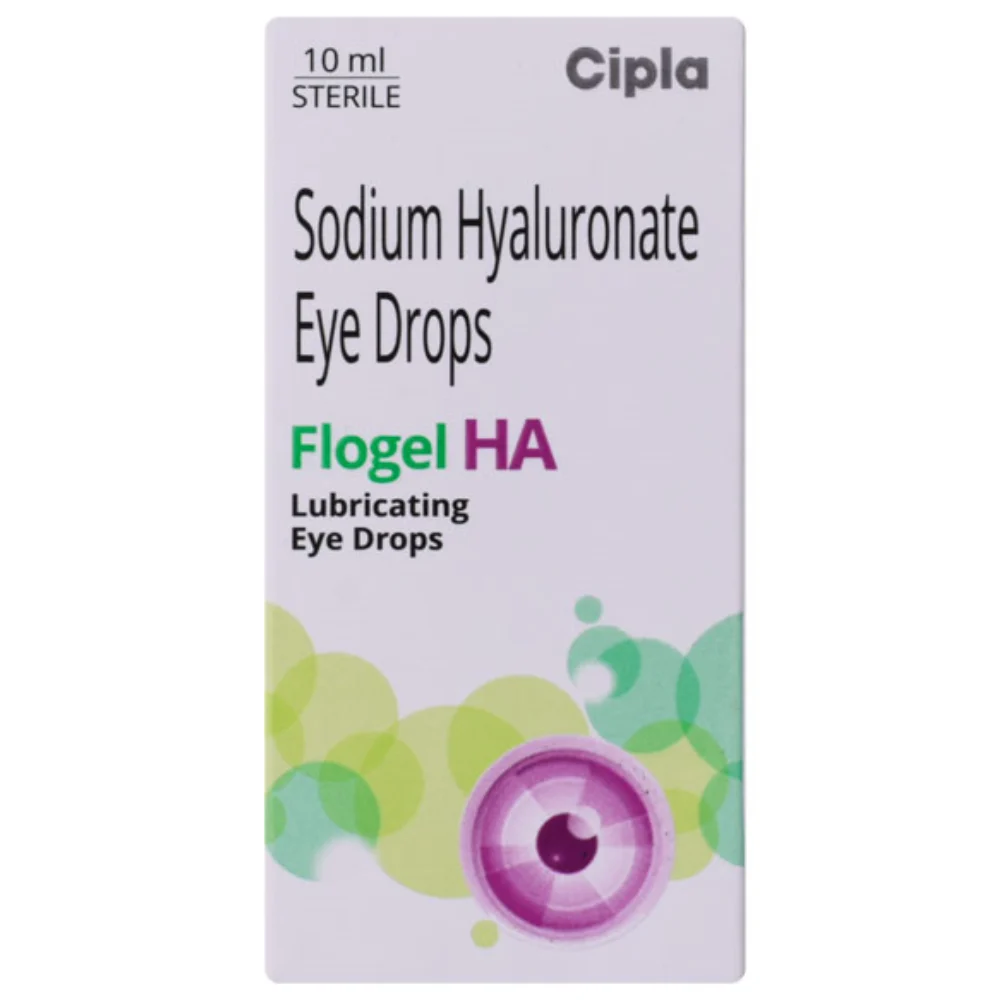 0.1% w/v Flogel HA Sodium Hyaluronate Eye Drops
