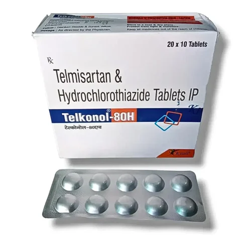 Telkonol-80H Telmisartan & Hyydrochlorothiazide IP Tablets