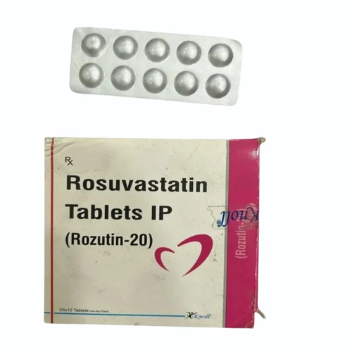 20 mg Rozutin-20 Rosuvastatin IP Tablets - Available in India