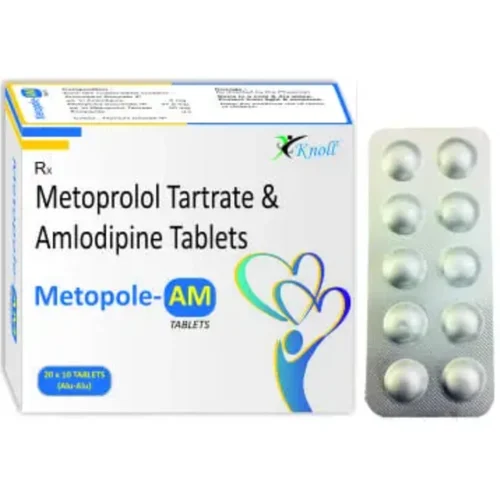 Metopole-AM Metoprolol Tartrate & Amlodipine Tablets - Available in India