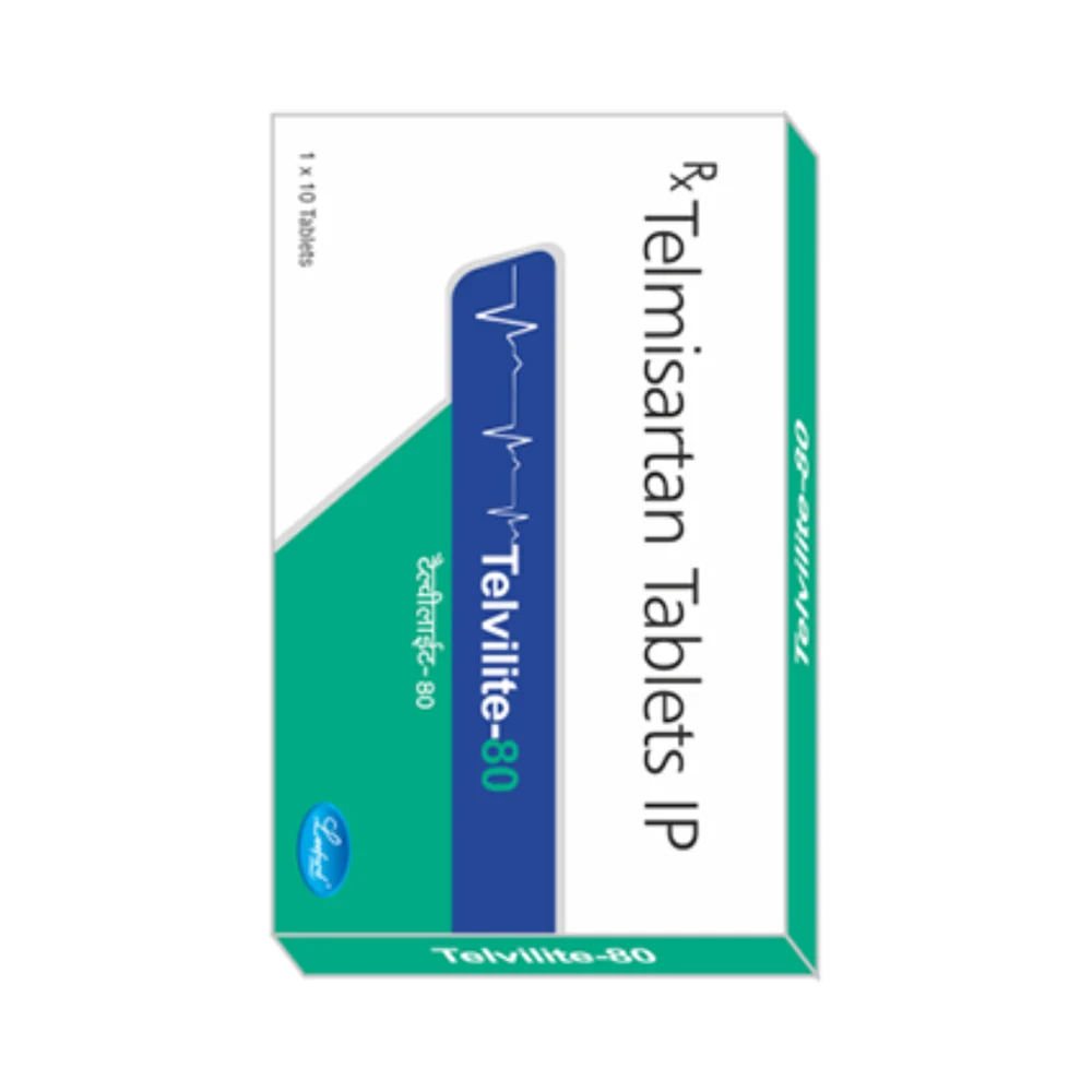80 mg Telvilite-80 Telmisartan IP Tablets