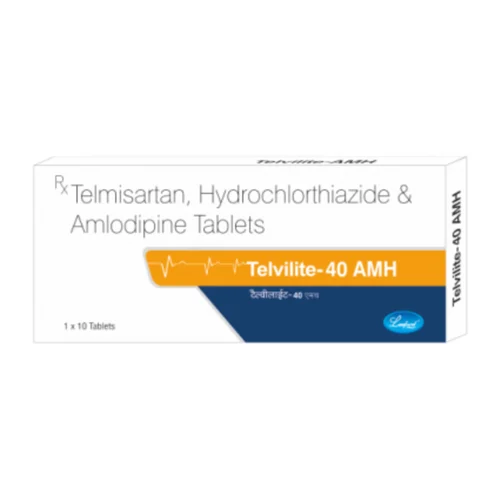 40 mg Telvilite-40 AMH Telmisartan, Hydrochlorthiazide & Amlodipine Tablets