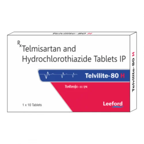 80 mg Telvilite-80 H Telmisartan and Hydrochlorothiazide IP Tablets