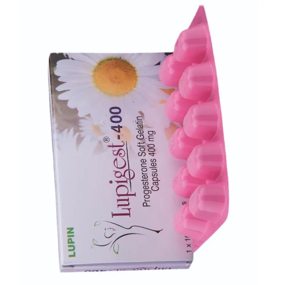 400 mg Lupigest-400 Progesterone Soft Gelatin Capsules