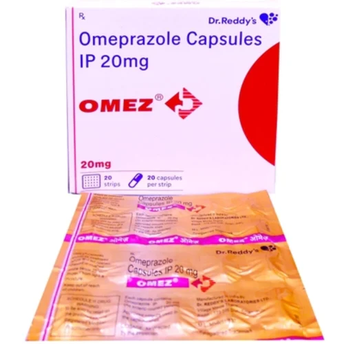 20 mg OMEZ Omeprazole IP Capsules - Available in India