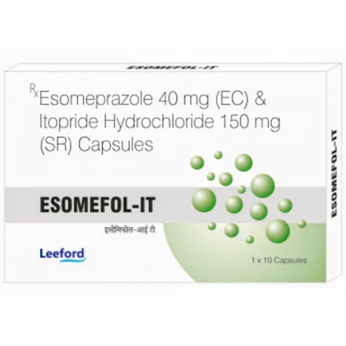 ESOMEFOL-IT Esomeprazole 40 mg (EC) & Itropride Hydrochloride 150 mg (SR) Capsules - Available in India