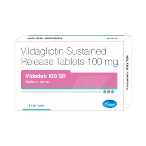 100 mg Vidadeb 100 SR Vildagliptin Sustained Release Tablets