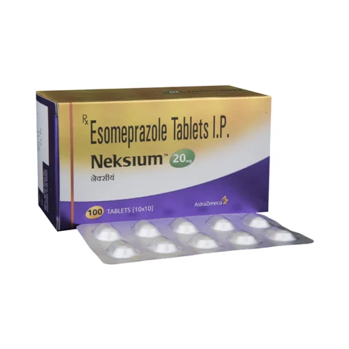 20 mg Neksium Esomeprazole I.P. Tablets - Available in India