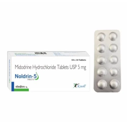 5 mg Noldrin-5 Midodrine Hydrochloride USP Tablets