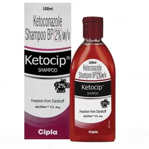 2% w/v Ketocip Ketoconazole Shampoo - Available in India